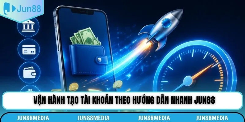 Vận hành tạo tài khoản theo hướng dẫn nhanh Jun88