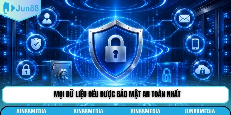 Mọi dữ liệu đều được bảo mật an toàn nhất